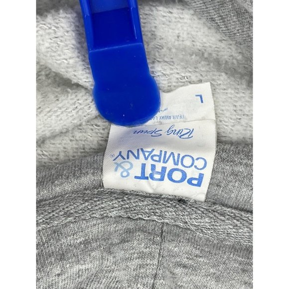 Crazy Cow Lady Rosie Women's Gray Pullover Graphic Hoodie Sweatshirt Size L - Picture 5 of 10